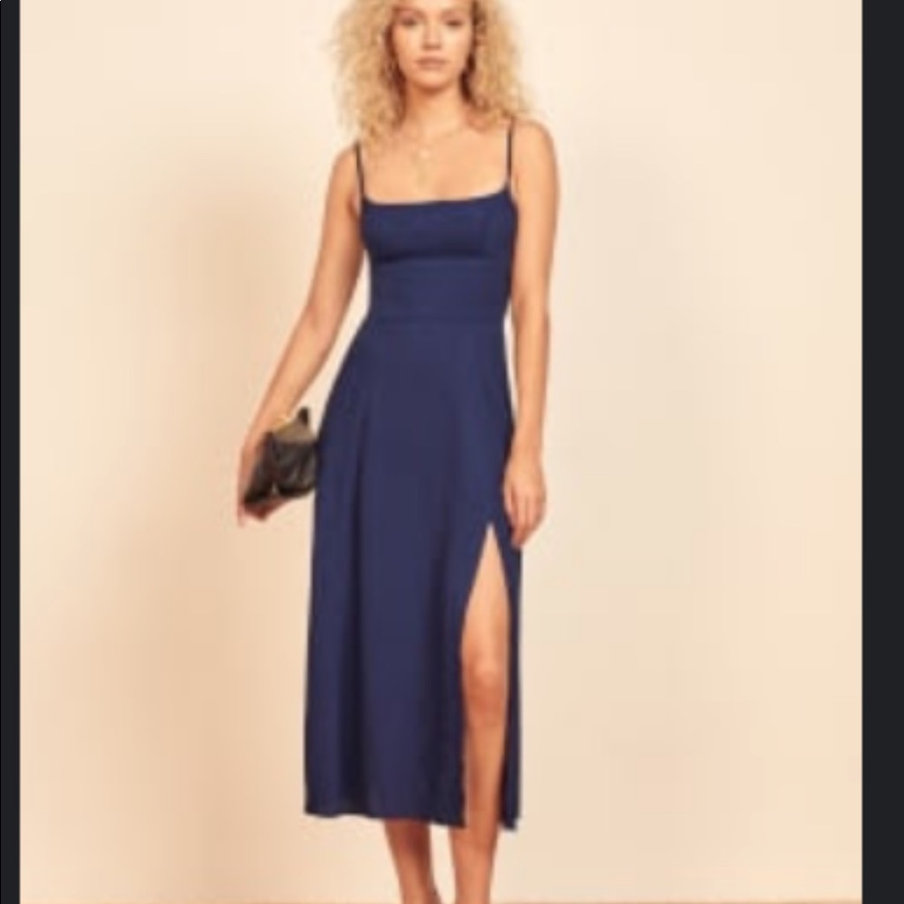 Reformation creek dress in Danube